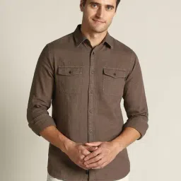 Dockers Grey Straight Fit Shirt-picture-42