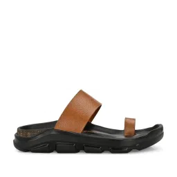 hoversoul Hoversole Men's BOWMAN Tan Toe Ring Archloc Sandals image 3
