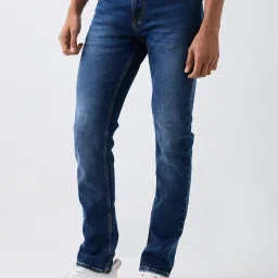 Spykar Blue Comfort Fit Jeans image 3
