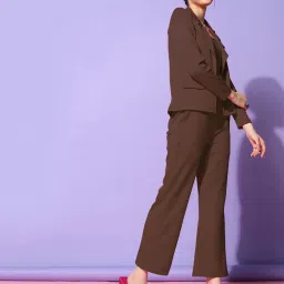 SELVIA Brown Maxi Co-Ord Set image 3