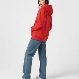 The Roadster Lifestyle Co Printed Oversized Fit Long Sleeve Hooded Sweatshirt image 4