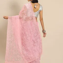 Anouk Floral Organza Saree image 2