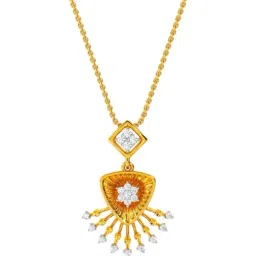 Kisna Diamond & Gold Jewellery 14k Kacey Pendant-image-12