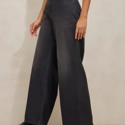 showoffff SHOWOFF Grey Solid Jeans image 3