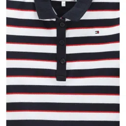 Tommy Hilfiger Blue & White Regular Fit Dress image 3
