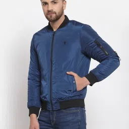 Red Tape Blue Regular Fit Solid Jacket image 3