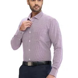 Park Avenue Violet Slim Fit Texture Shirt image 3