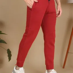 Sweet Dreams Spiced Apple Red Regular Fit Plain Joggers image 3
