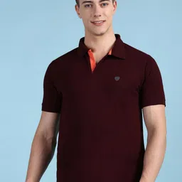 Lux Cozi Short Sleeves Polo Collar Cotton Regular Fit Casual T-Shirt-picture-33