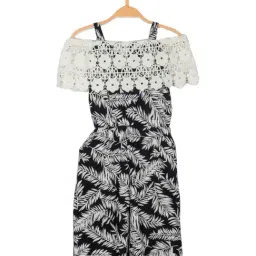 Peppermint Kids Navy Printed Jumpsuit-image-79