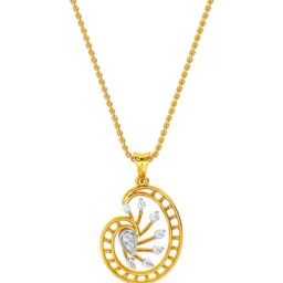 Kisna Diamond & Gold Jewellery 18k Lohan Pendant-picture-25