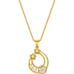 Kisna Diamond & Gold Jewellery 14k Kaisha Pendant-picture-39