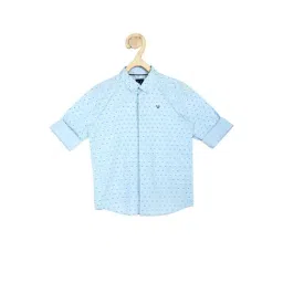 Allen Solly Junior Blue Printed Shirt-picture-30