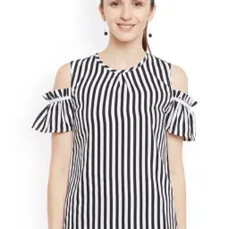 Belle Fille Black & White Striped Top-picture-20
