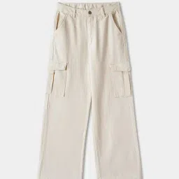 R&B Kids Beige Regular Fit Jeans-picture-15