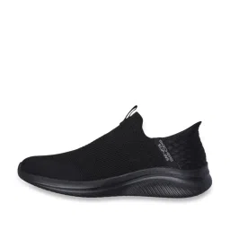 Skechers Men's INS: ULTRA FLEX 3.0 - SMOOTH STEP Black Casual Sneakers image 3