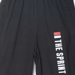 Vimal Jonney Kids Black Printed Trackpants image 3