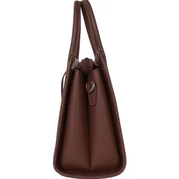 Magnolia Coffee Printed Large Satchel image 3