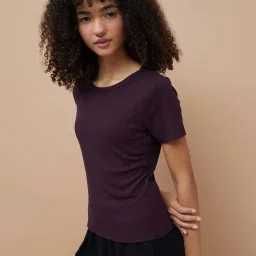 Fame Forever By Lifestyle Purple Regular Fit Top image 3