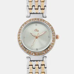 DressBerry Women Silver-Toned Embellished Analogue Watch DB17-13B image 1
