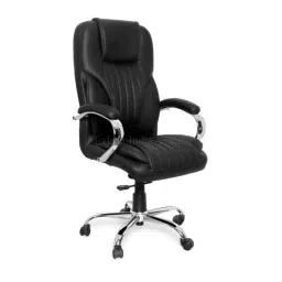 Divano Modular Black Modern India Seating Office Chrome Series Chair MI285 image 3