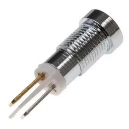RS PRO Orange Panel Mount Indicator 2V DC, Mounting Hole Size 8 mm, Termination Type Solder Tab, Model No 206211 image 3