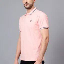 Cantabil Pink Regular Fit Polo T-Shirt image 3