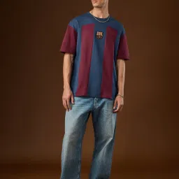 The Souled Store Multi Relaxed Fit Colourblocked T-Shirt image 3