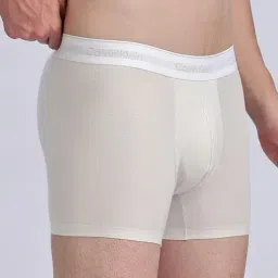 Calvin Klein Underwear Blue Modal Fitted Solid Trunks image 3