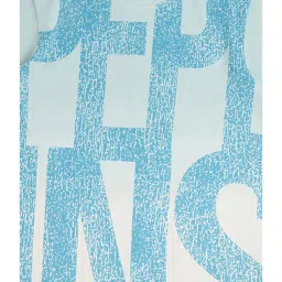 Pepe Jeans Kids Blue Printed T-Shirt image 3