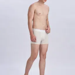 Calvin Klein Underwear Blue Modal Fitted Solid Trunks image 5