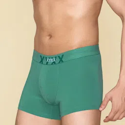 XYXX Coral & Foliage Green Cotton Trunks - Pack of 2 image 3