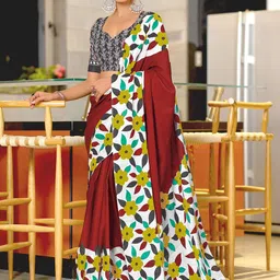 KALINI Floral Designer Block Print Saree-picture-36