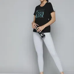 ALCIS Black Graphic Print Sports T-shirt image 4