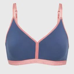 Van Heusen Navy Cotton Minimizer Bra image 4