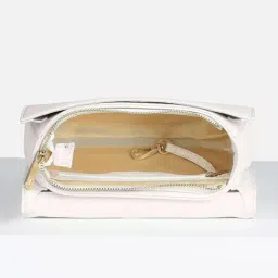 Van Heusen White Printed Cross Body Bag image 4