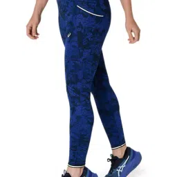 Asics Blue Regular Fit Printed Sports Tights image 3