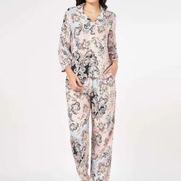 Dreamz By Pantaloons Rose Quartz Relaxed Fit Printed Sleepwear Set-picture-45