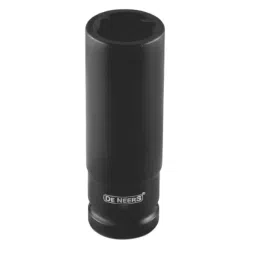 De Neers Bi-Hex Impact Socket 12.5 mm (1/2 inch) Drive 38 mm Length & 25 mm Size, IMP-N-25 BH image 1