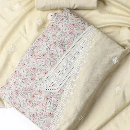 Meena Bazaar Floral Printed Unstitched Dress Material-image-86