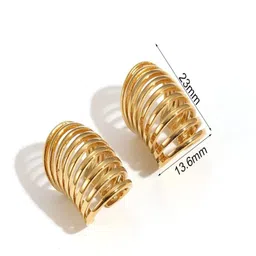 ROYAL NEEDS Geometric Ear Cuff Earrings image 3