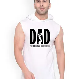 Fashnobic Men Hooded Neck Printed Gym Vest-image-0