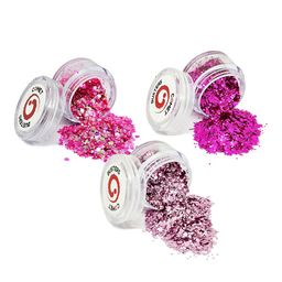 Comet Busters Set Of 3 Body Shimmer Eye Makeup - 5 g Each - Shades Of Pink - GLT033-picture-3