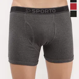 Sporto by Macho Men Pack Of 4 Short Trunks-picture-5