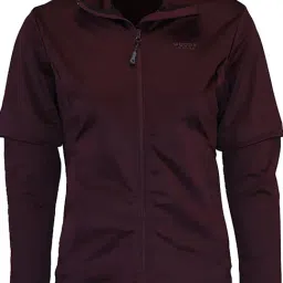 Woods Dark Wine Regular Fit Jacket-image-43