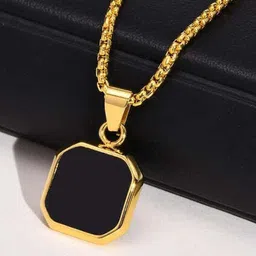 RSPR Gold-Plated Stainless Steel Square Pendants image 4