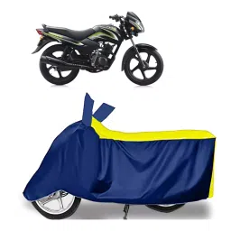 Auto Pearl Two Wheeler Cover for TVS Sport - Yellow, Blue-picture-16