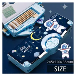 Funblast Multifunctional Pencil Box  Blue image 2