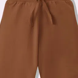 KAVEE Pure Cotton Knit Biowashed Full Length Dogs Printed Lounge Pants - Brown image 4