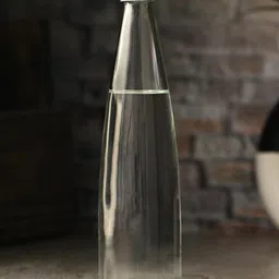 1ST TIME Transparent Glass Freezer Safe Water Bottle-image-1